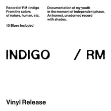 Afbeelding in Gallery-weergave laden, RM (BTS) - INDIGO  CLEAR BLUE SPLATTER VINYL
