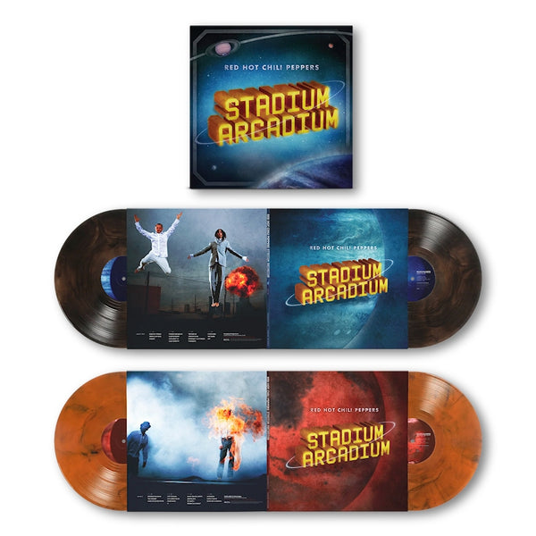Red Hot Chili Peppers - Stadium arcadium Orange & Brown Coloured 4lp (12-inch maxi-single)