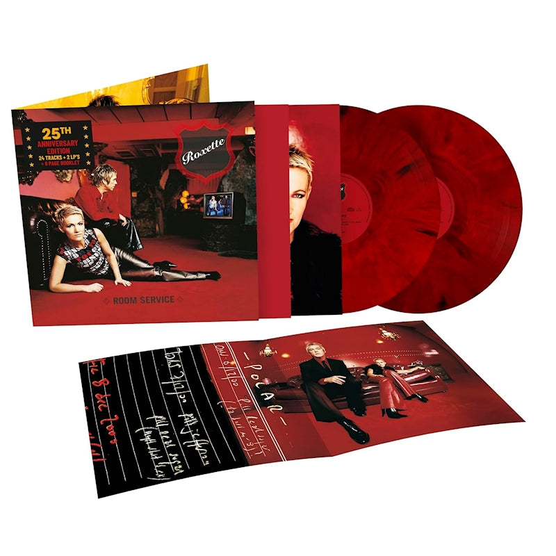 Roxette - Room service - Red/black splatter (LP)