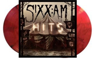 SIXX: A.M. - HITS  Translucent Red Vinyl With Black Smoke