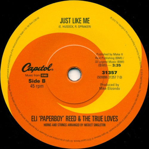 Eli "Paperboy" Reed & The True Loves - Come And Get It (7-inch single)