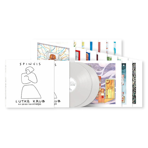 Spinvis - Lutke krub en zeven kerstliedjes  DELUXE - WIT VINYL + ART PRINTS (LP)