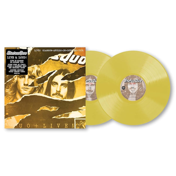 Status Quo - 28th october 1976 live! Yellow Vinyl (LP)