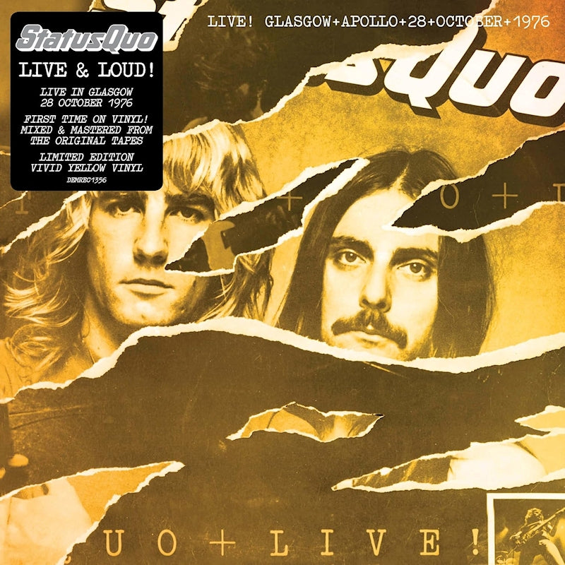 Status Quo - 28th october 1976 live! Yellow Vinyl (LP)