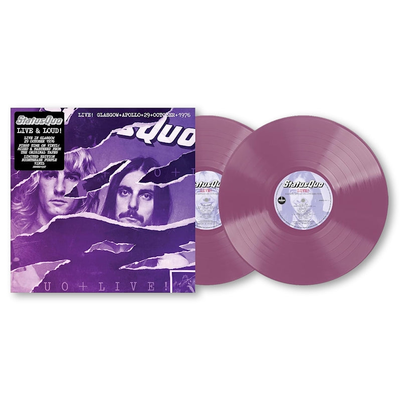 Status Quo - 29th october 1976 live! Purple Vinyl (LP)