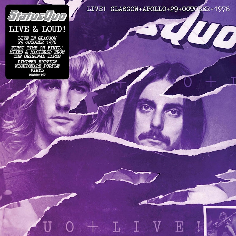 Status Quo - 29th october 1976 live! Purple Vinyl (LP)