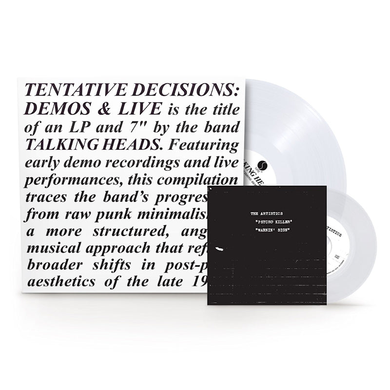 Talking Heads - Tentative decisions: 1974-1976 - RSD Black Friday (LP)