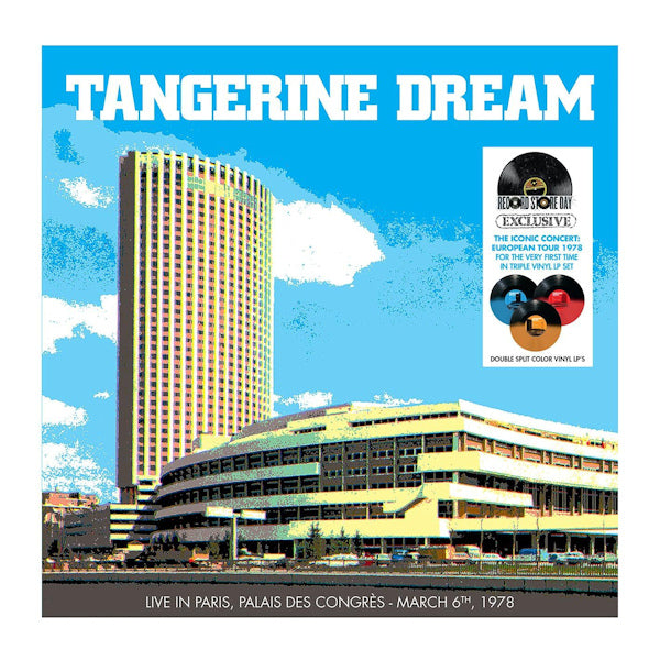 Tangerine Dream - Live In Paris, Palais Des Congrès - March 6th, 1978 (BOX SET LP)
