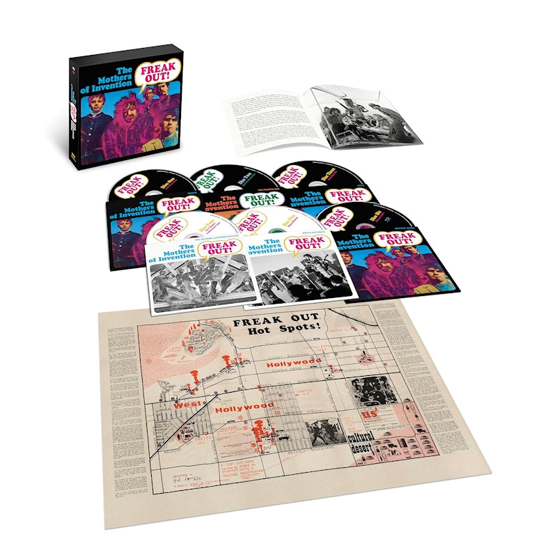 Frank Zappa The Mothers Of Invention - Freak out! 60th anniversary CD/Blu-Ray Box Set (Blu-ray Video + CD)