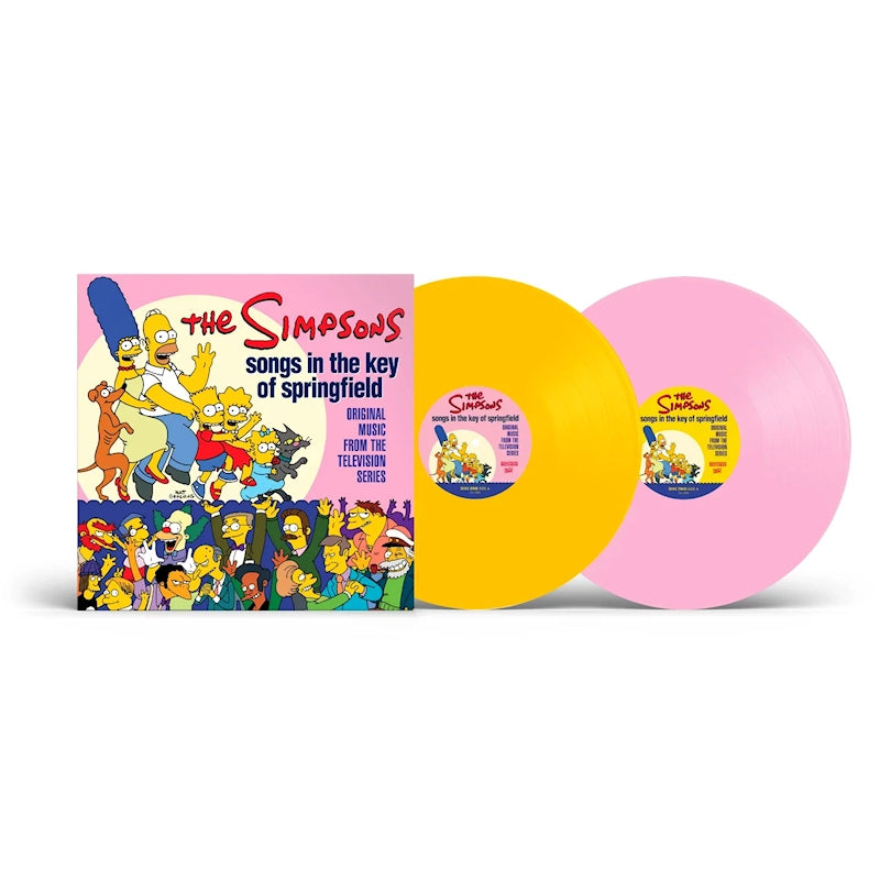 Simpsons - Songs in the key of Springfield Canary Yellow & Baby Pink vinyl (LP)