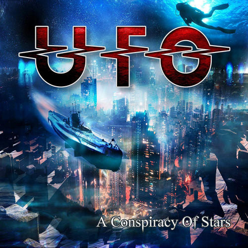 UFO (5) - A Conspiracy Of Stars (red/black marbled vinyl LP)
