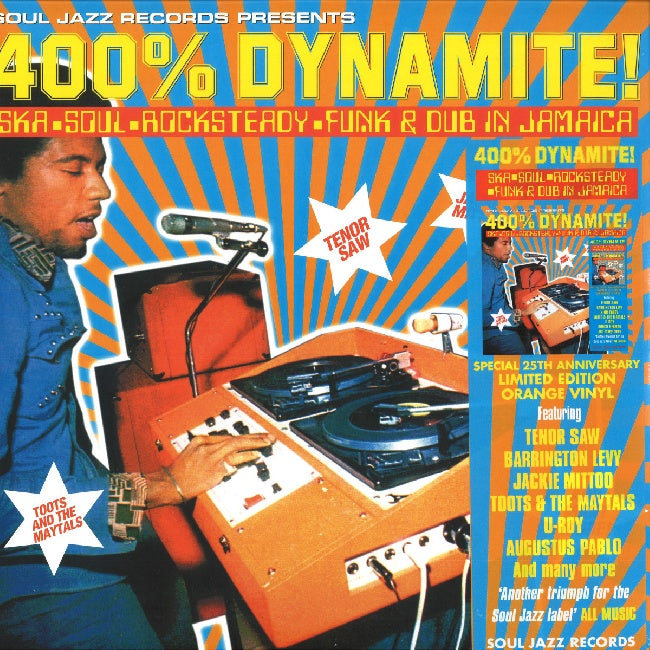 Various Artists - Soul Jazz Records Presents: 400% DYNAMITE! Ska, Soul, Rocksteady, Funk and Dub in Jamaica (LP)