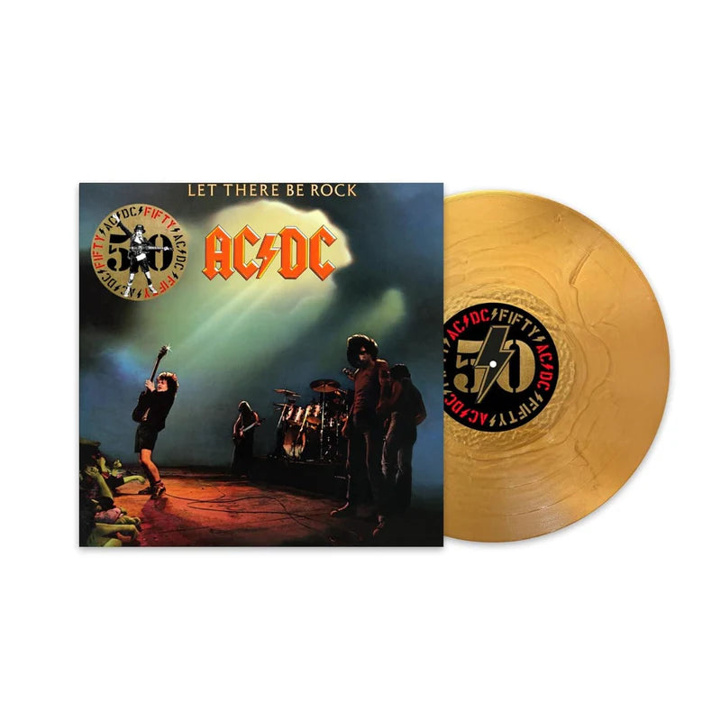 AC/DC - Let There Be Rock - 50TH ANNIVERSARY GOLD COLOR VINYL