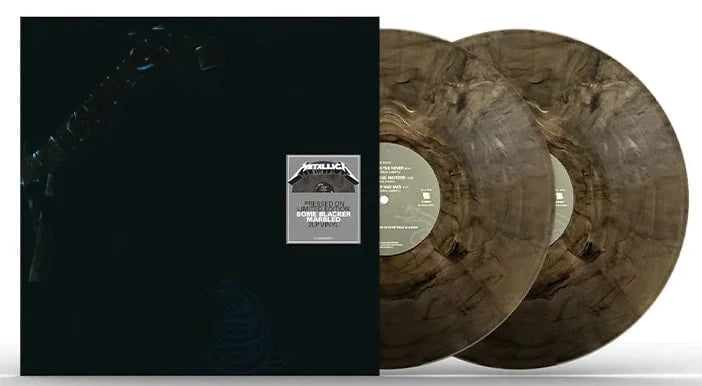 METALLICA - METALLICA  2LP 'Some Blacker Marbled' Vinyl