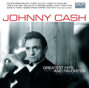 JOHNNY CASH - GREATEST HITS AND FAVORITES Coloured Vinyl