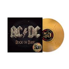 AC/DC - Rock or Bust - 50TH ANNIVERSARY GOLD COLOR VINYL