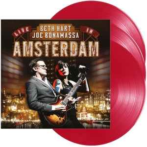 BETH HART & JOE BONAMASSA - LIVE IN AMSTERDAM  3LP, Red Vinyl