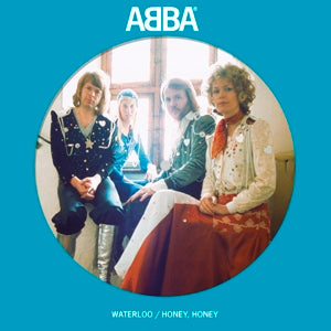 ABBA - WATERLOO (SWEDISH) / HONEY HONEY (SWEDISH) 7" SINGLE, Picture Disc