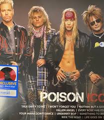 Poison  - Icon Red/Black Marbled Wallmart Exclusive (LP)
