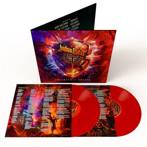 JUDAS PRIEST - INVINCIBLE SHIELD 2LP, Red Vinyl