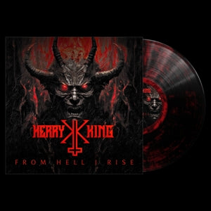 KERRY KING - FROM HELL I RISE  Black/Dark Red Marbled Vinyl