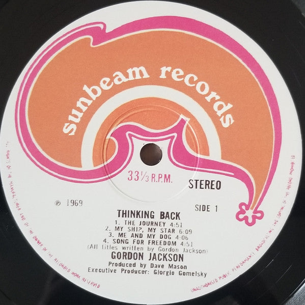 Gordon Jackson - Thinking Back (RSD  LP)