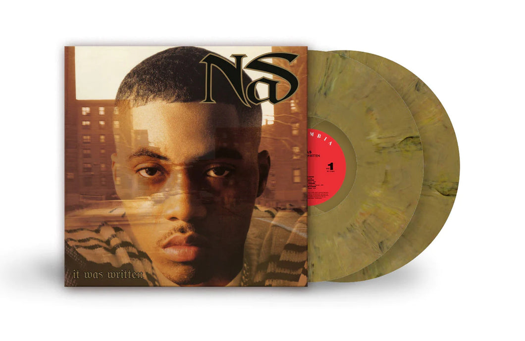 NAS - IT WAS WRITTEN  National Album Day 2023 / Gold and Black Marbled Vinyl