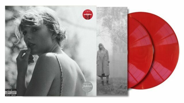 Taylor Swift - Folklore Target Exclusive (Red Vinyl LP)