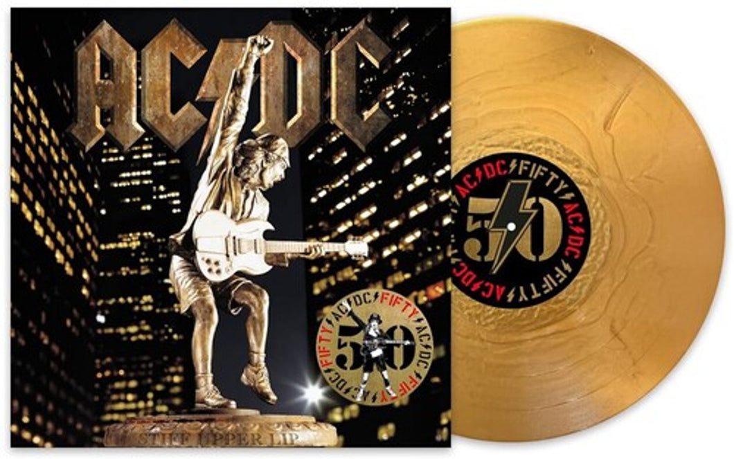 AC/DC - STIFF UPPER LIP (50TH ANNIVERSARY GOLD COLOR VINYL)