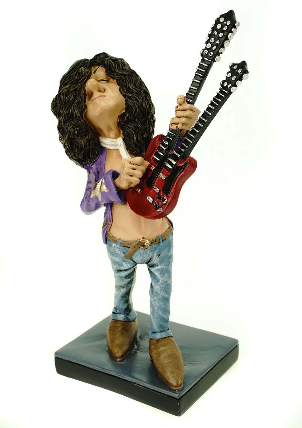 Jimmy Page Led Zeppelin Figurine Vogler by Warren Stratford