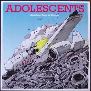 Adolescents ‎– American Dogs In Europe Red Vinyl EP