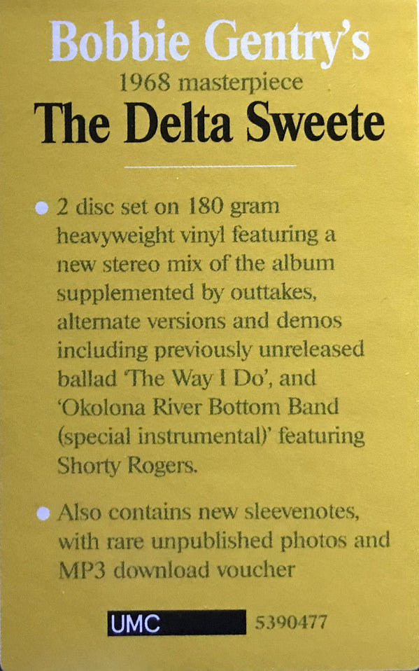 BOBBIE GENTRY - Delta Sweete  2LP