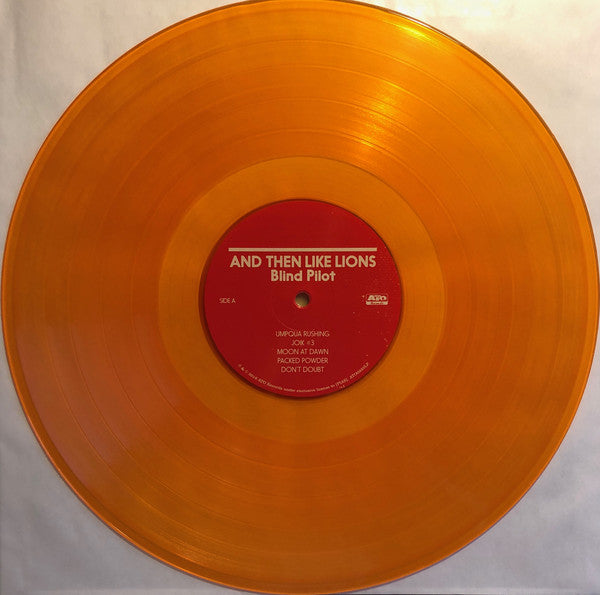 BLIND PILOT - And Then Like Lions  Translucent Gold Vinyl