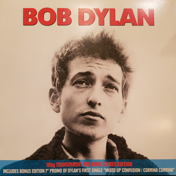 Bob Dylan – Bob Dylan  Transparent Red Vinyl + 7