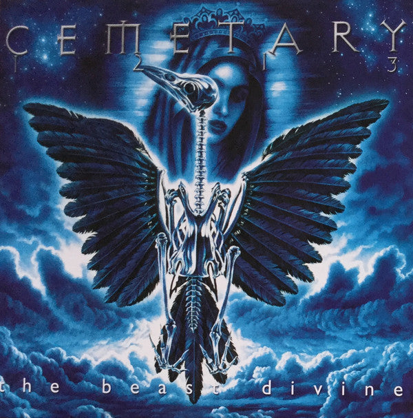 Cemetary ‎– The Beast Divine  White/Blue Splatter Vinyl