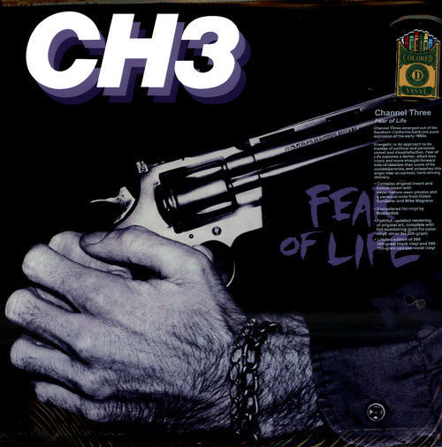 CH3  ‎– Fear Of Life      RSD Numbered  lavender Vinyl