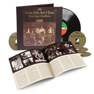 CROSBY, STILLS, NASH & YOUNG DEJA VU- 50TH ANNIVERSARY  LP/CD/Book
