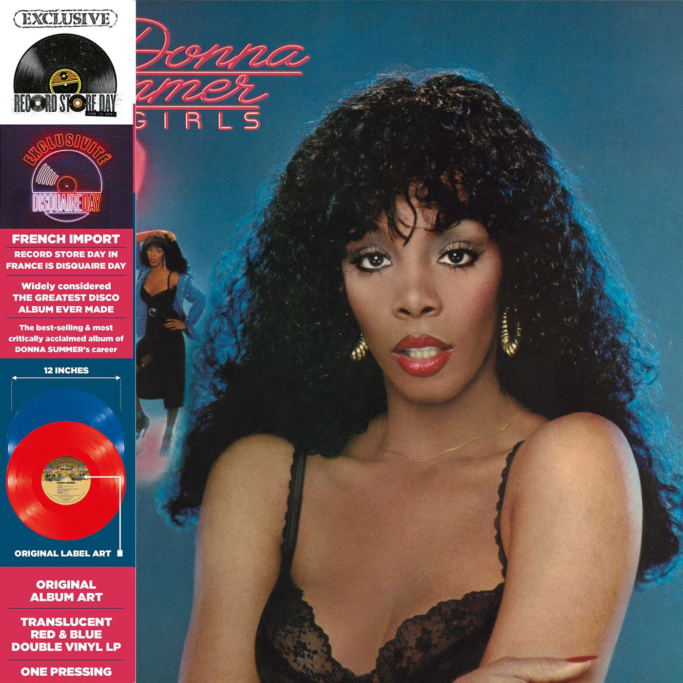Donna Summer – Bad Girls  2LP, Blue and Red Vinyl, RSD 2021