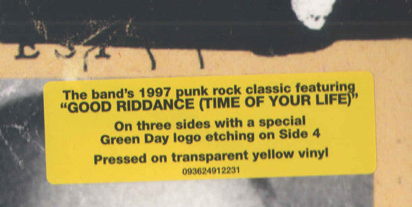 GREEN DAY - Nimrod 2LP Yellow Vinyl