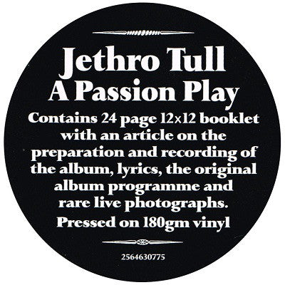 JETHRO TULL - A Passion Play Vinyl Steven Wilson Stereo Remix