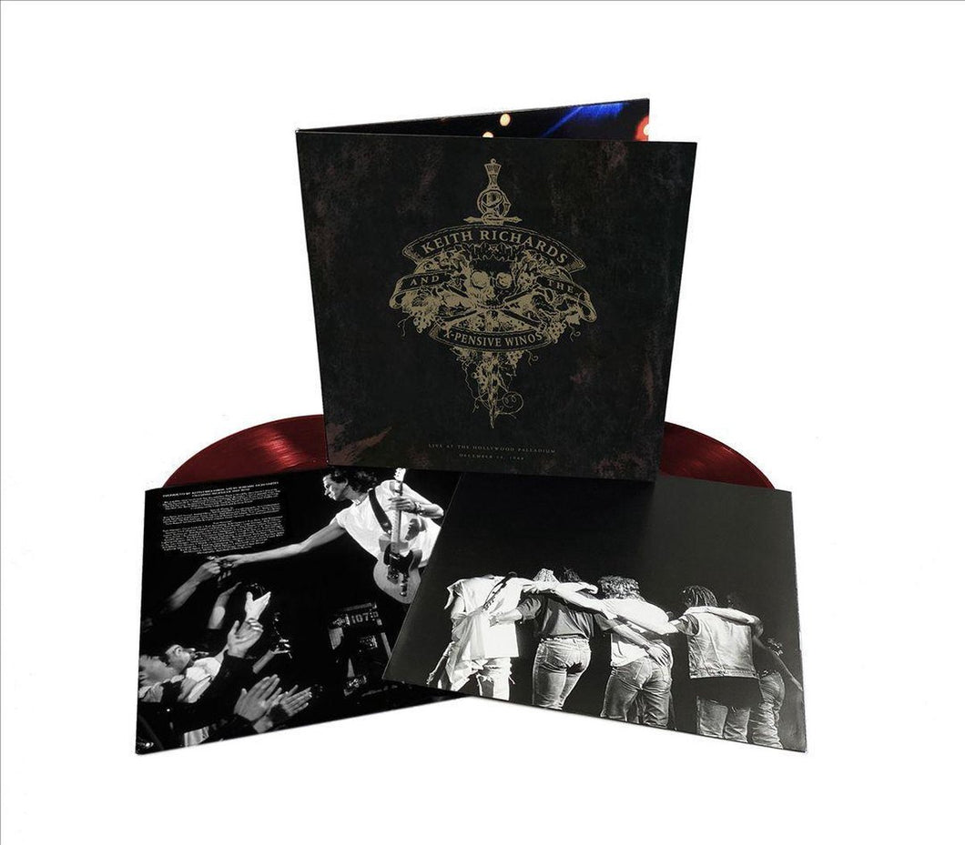 Keith Richards And The X-Pensive Winos ‎– Live  Hollywood Palladium 12-15-88 Red Vinyl