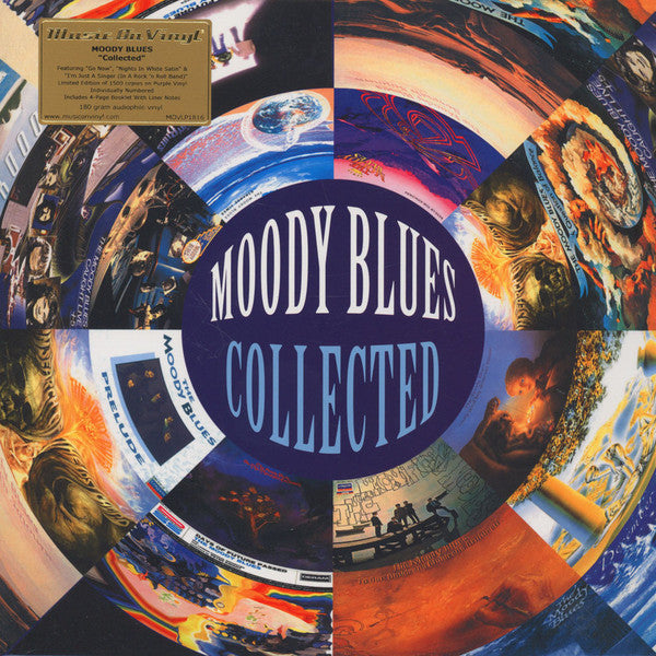 MOODY BLUES - Collected 2LP Numbered Coloured Vinyl