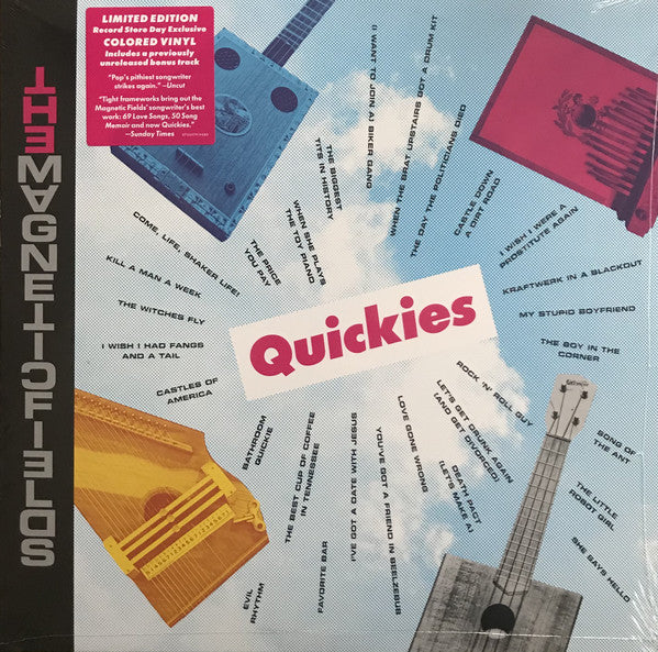 MAGNETIC FIELDS - Quickies Black Friday / RSD  Coloured Vinyl