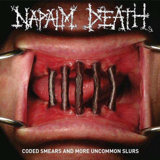 Napalm Death ‎– Coded Smears And More Uncommon Slurs Red Vinyl