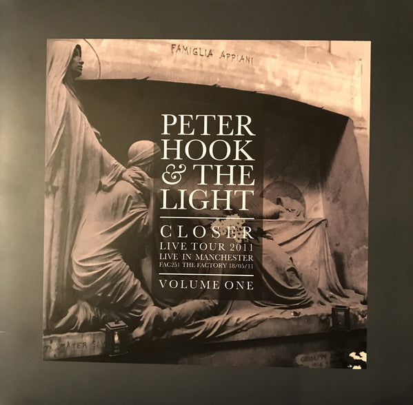 Peter Hook & The Light* ‎– Closer Live Tour 2011 Live In Manchester Volume 1 RSD White Vinyl