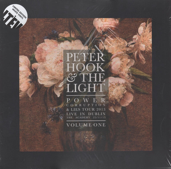 Peter Hook & The Light  ‎– Power, Corruption & Lies Tour 2013 Live In Dublin  22/11/13 RSD Volume 1 White Vinyl