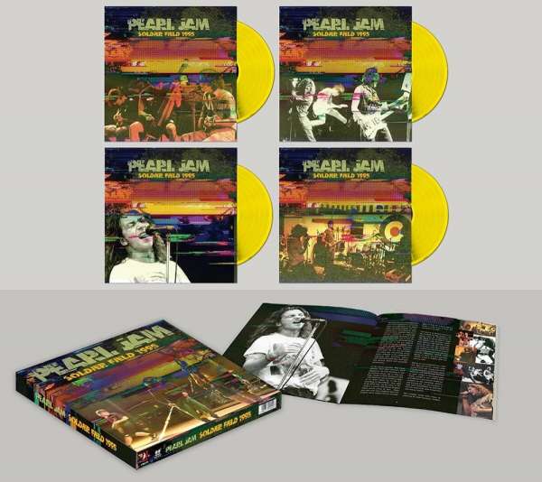 Pearl Jam - Live In Soldier Field 1995 (Yellow Vinyl)  Box Set