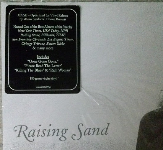 Robert Plant | Alison Krauss ‎– Raising Sand Vinyl