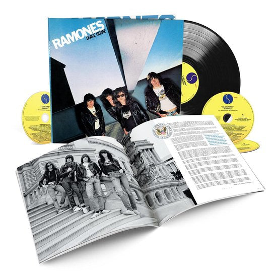 RAMONES - Leave Home Numbered 3CD + LP Book  40th Anniversary Edition