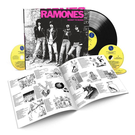 RAMONES - Rocket To Russia Numbered 3CD + LP Book 40th Anniversary Edition